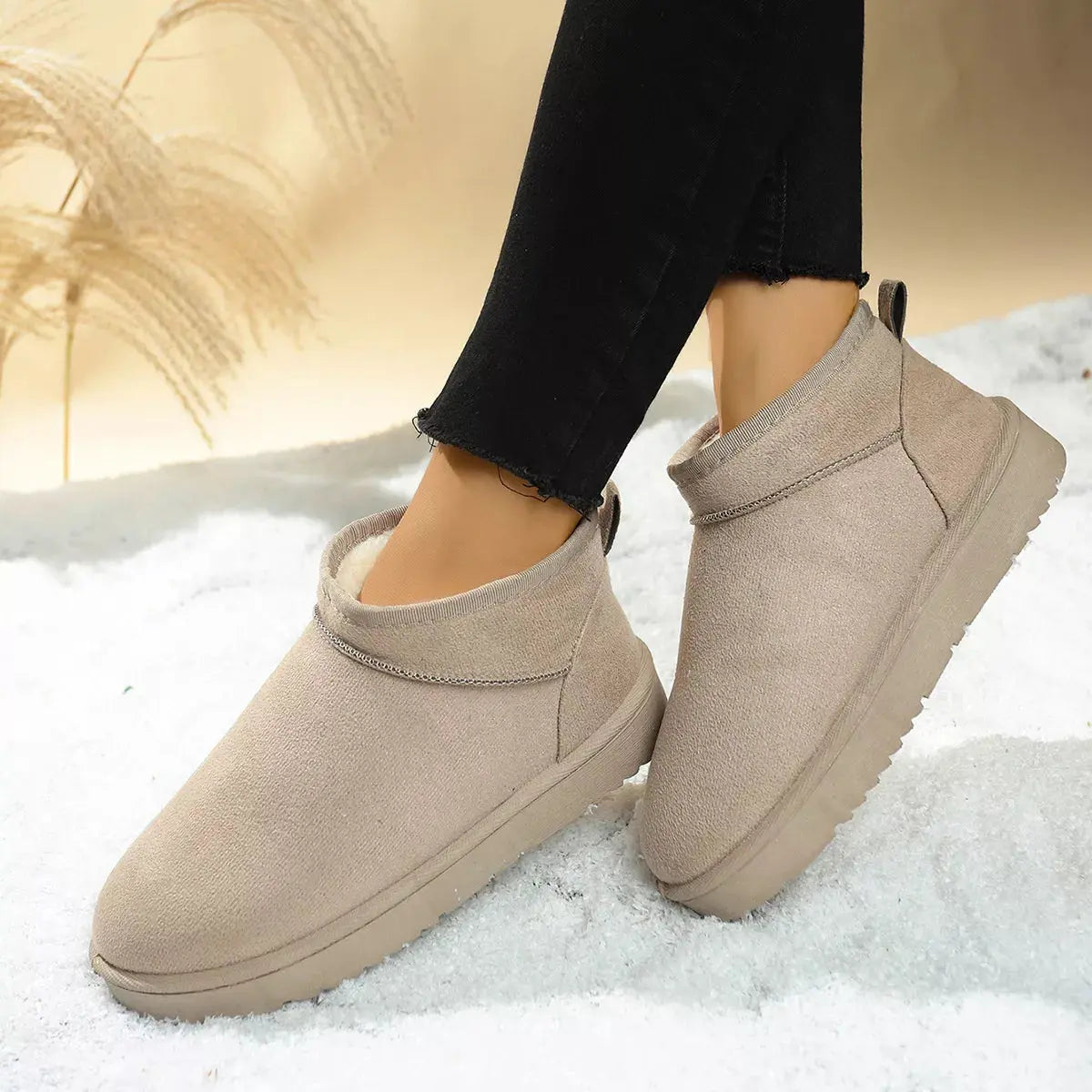 Round Toe Platform Boots Simply Love