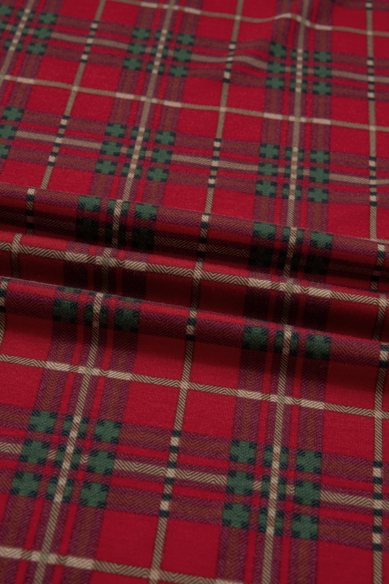 Red Plus Size Plaid Short Sleeve Shirt And Loose Pants Two Piece Pajama Set Cozy Sleepwear For Nighttime Comfort Dear-Lover Dropshipping