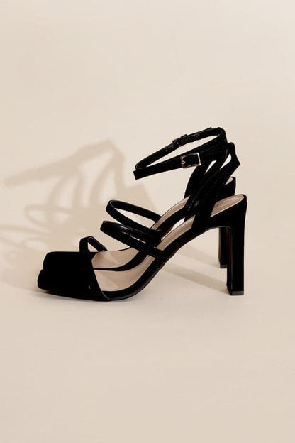 DEVIN-8 Ankle Strap Heels.