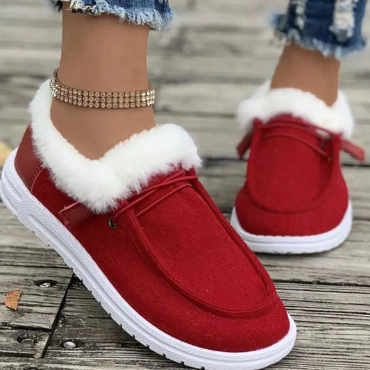 Cozy Plush-Lined Flats Slip-Ons Simply Love