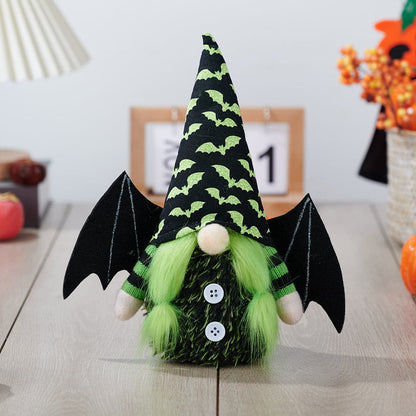 Whimsical gnome with enchanting bat wings