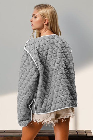Double Take: Quilted Jacket w/ Pockets
