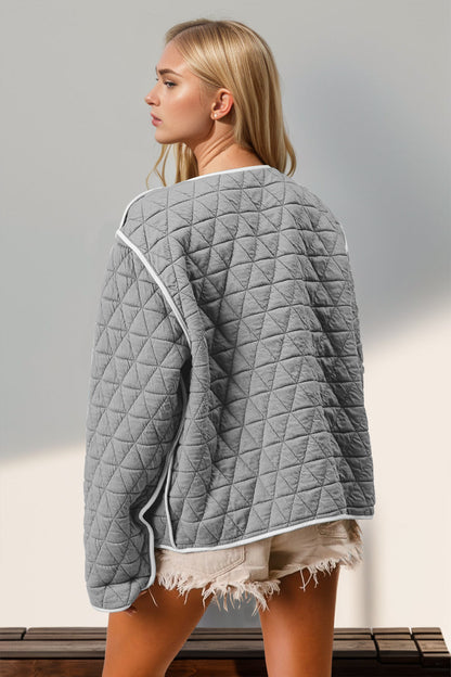 Double Take: Quilted Jacket w/ Pockets
