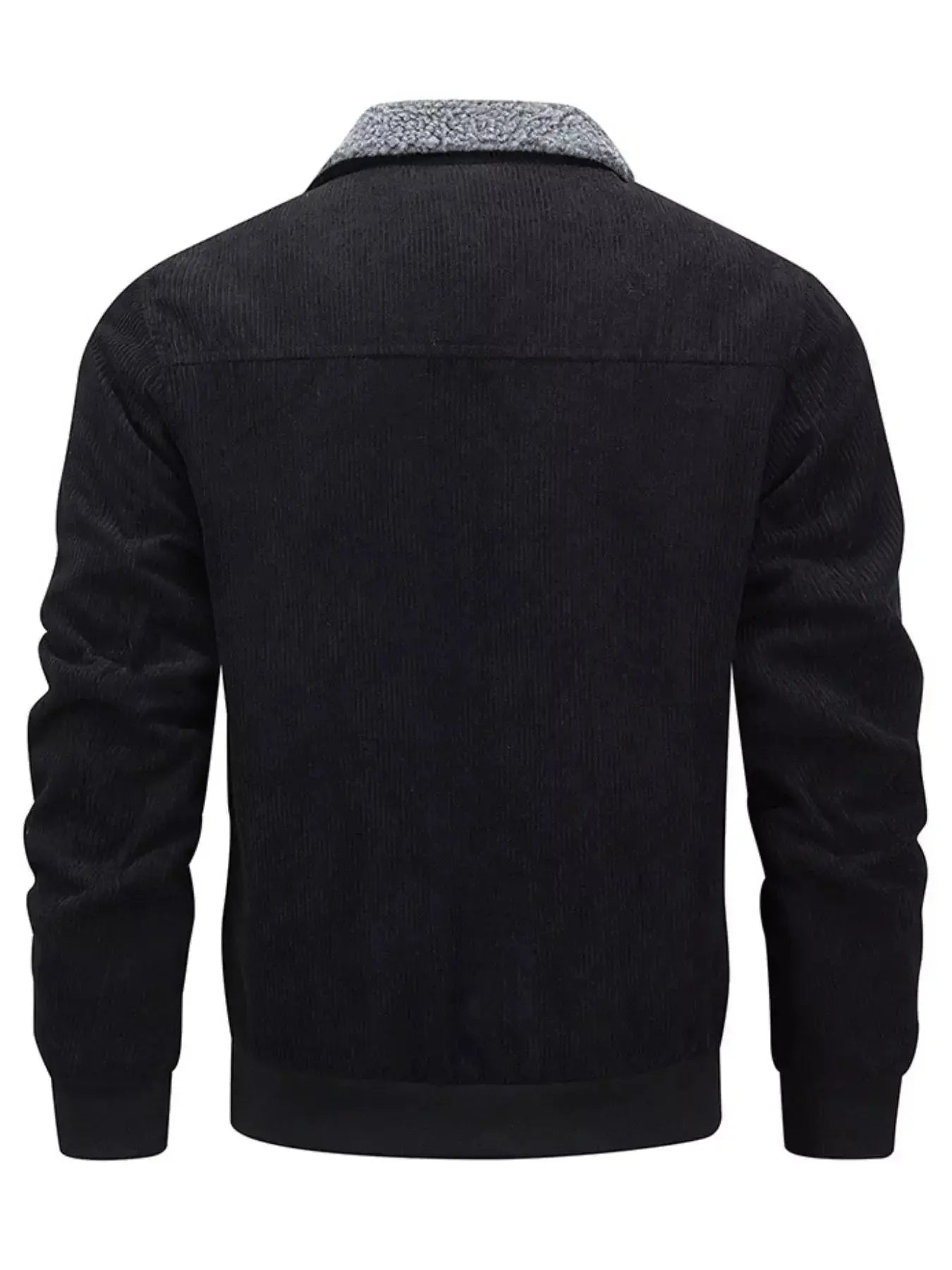 Men's Plus Size Corduroy Sherpa Lined Winter Coat Jacket Simply Love