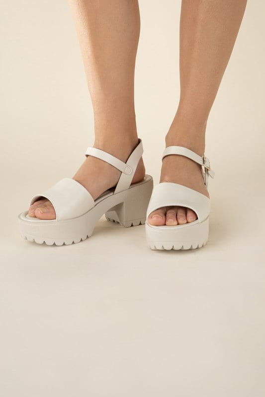 STACIE-S Platform Sandals.