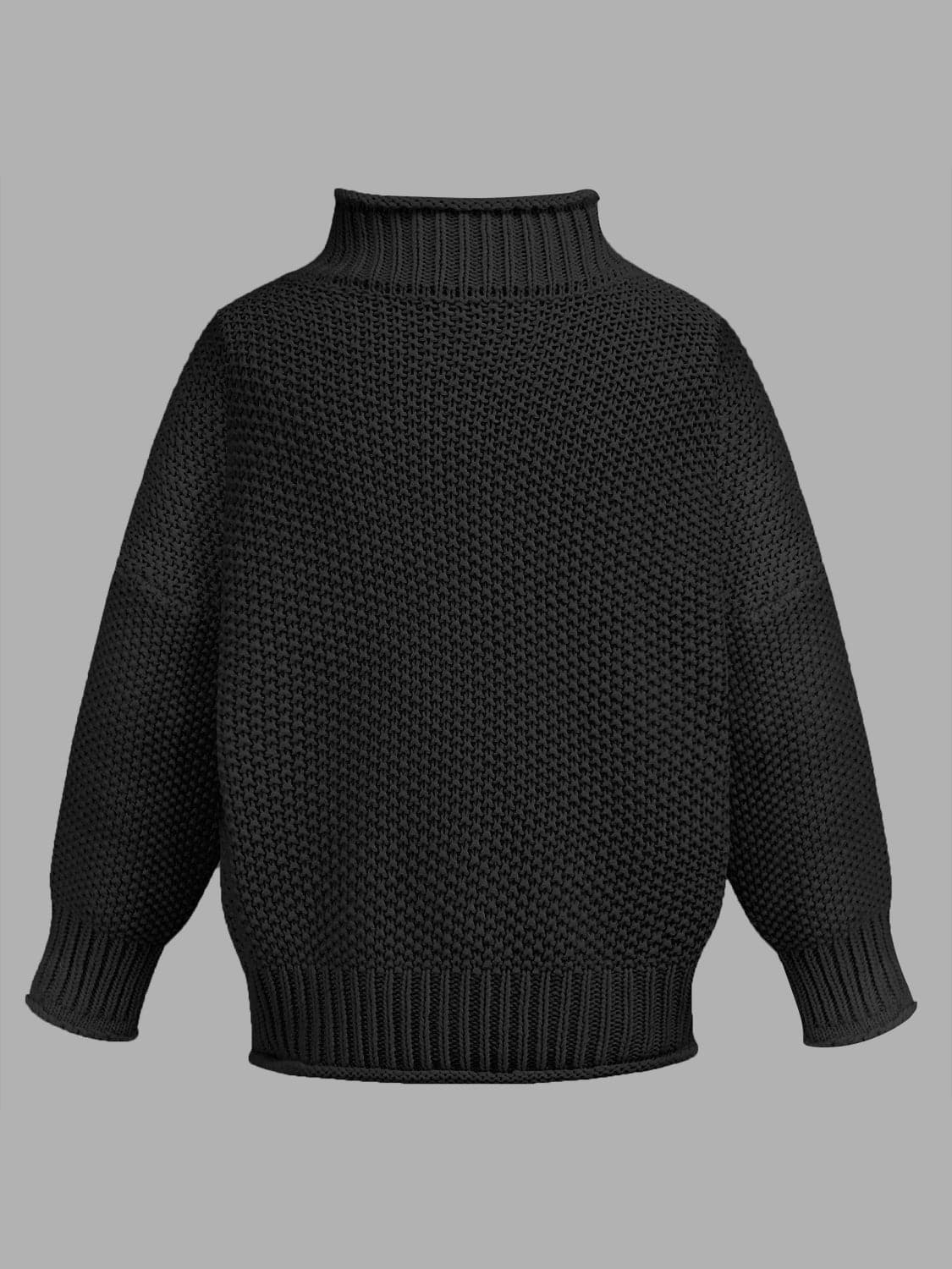 Turtleneck Long Sleeve Sweater.