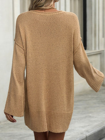 Cozy dropped shoulder pullover