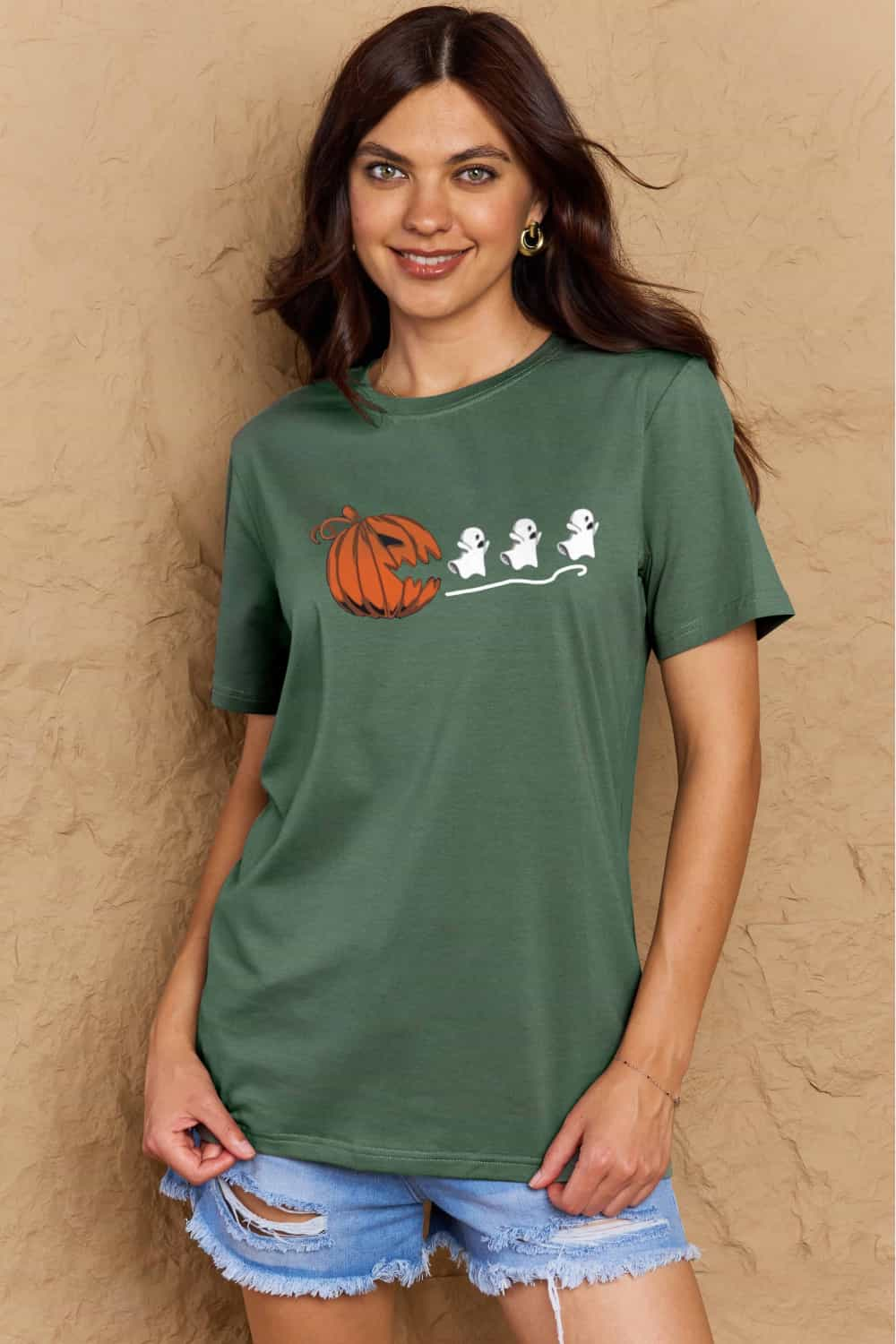 Spooktacular Halloween Jack-O'-Lantern Graphic Tee