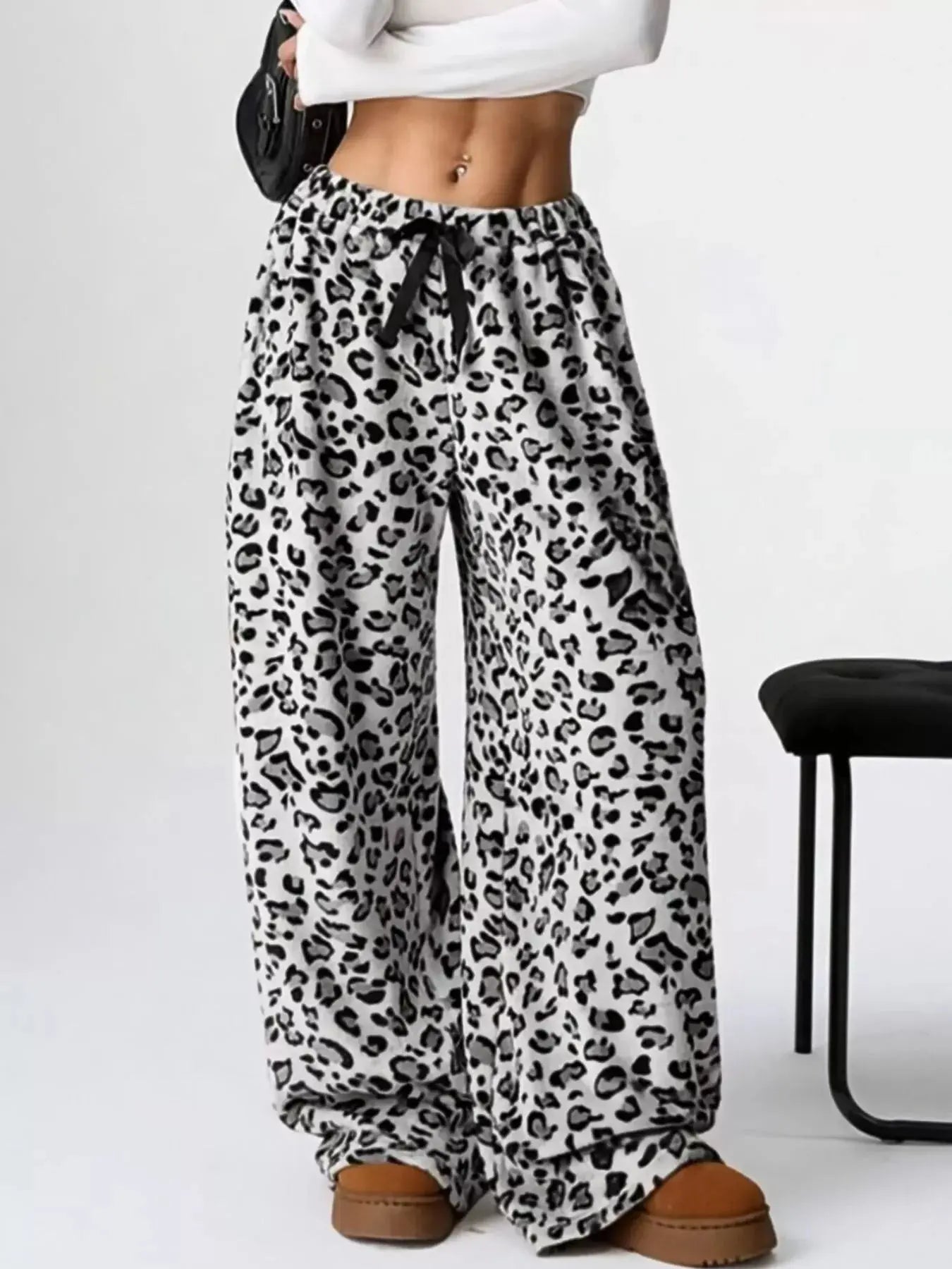 Drawstring Wide Leg Pants Simply Love