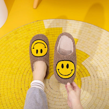 Melody Smiley Face Slippers.