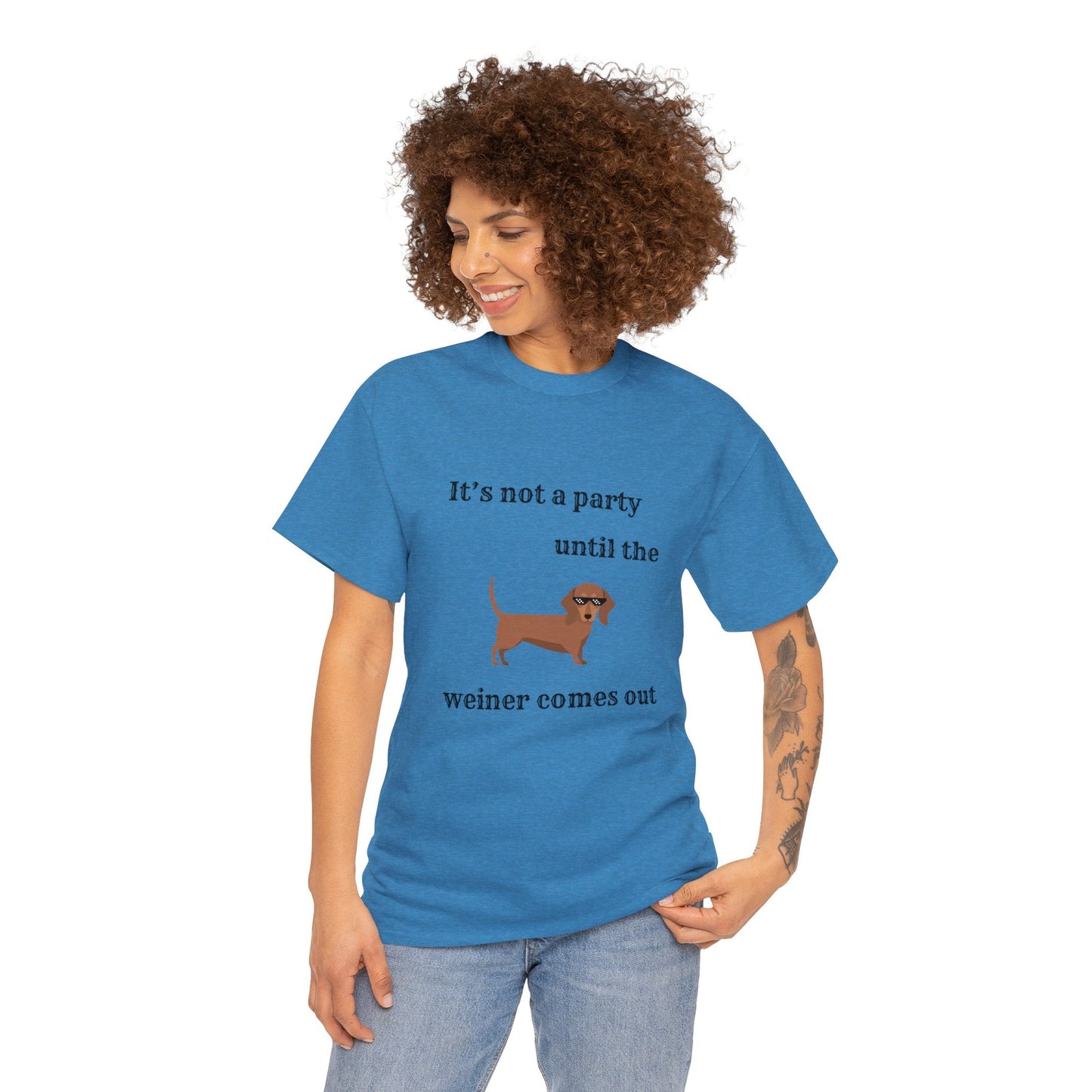 Dachshund Weiner Party Short Sleeve Tee