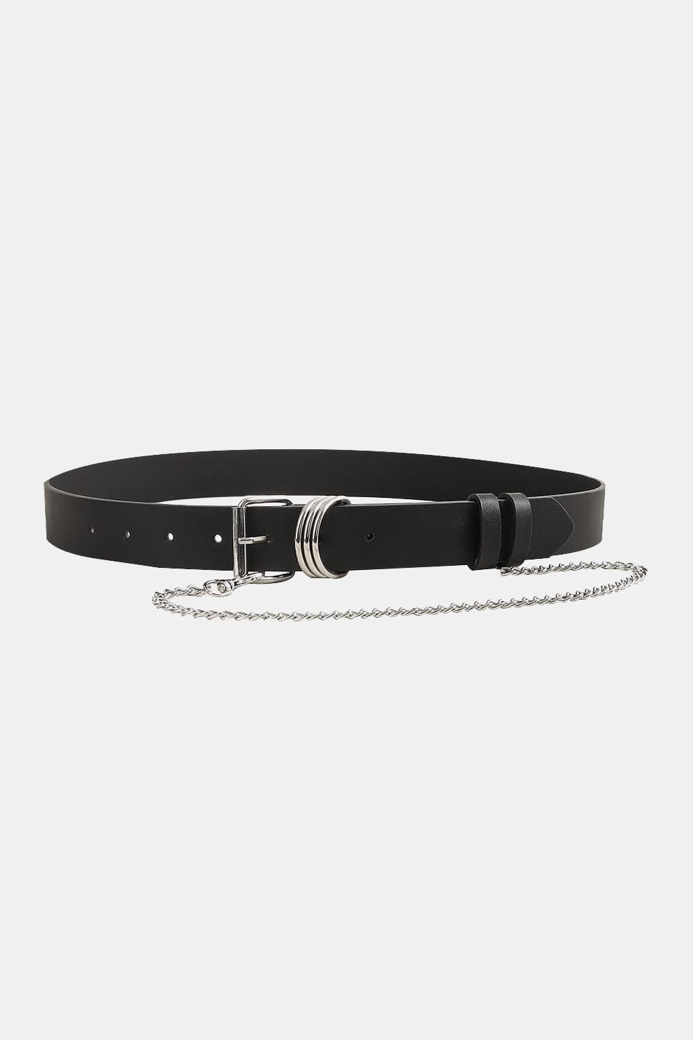 PU Leather Alloy Chain Belt.