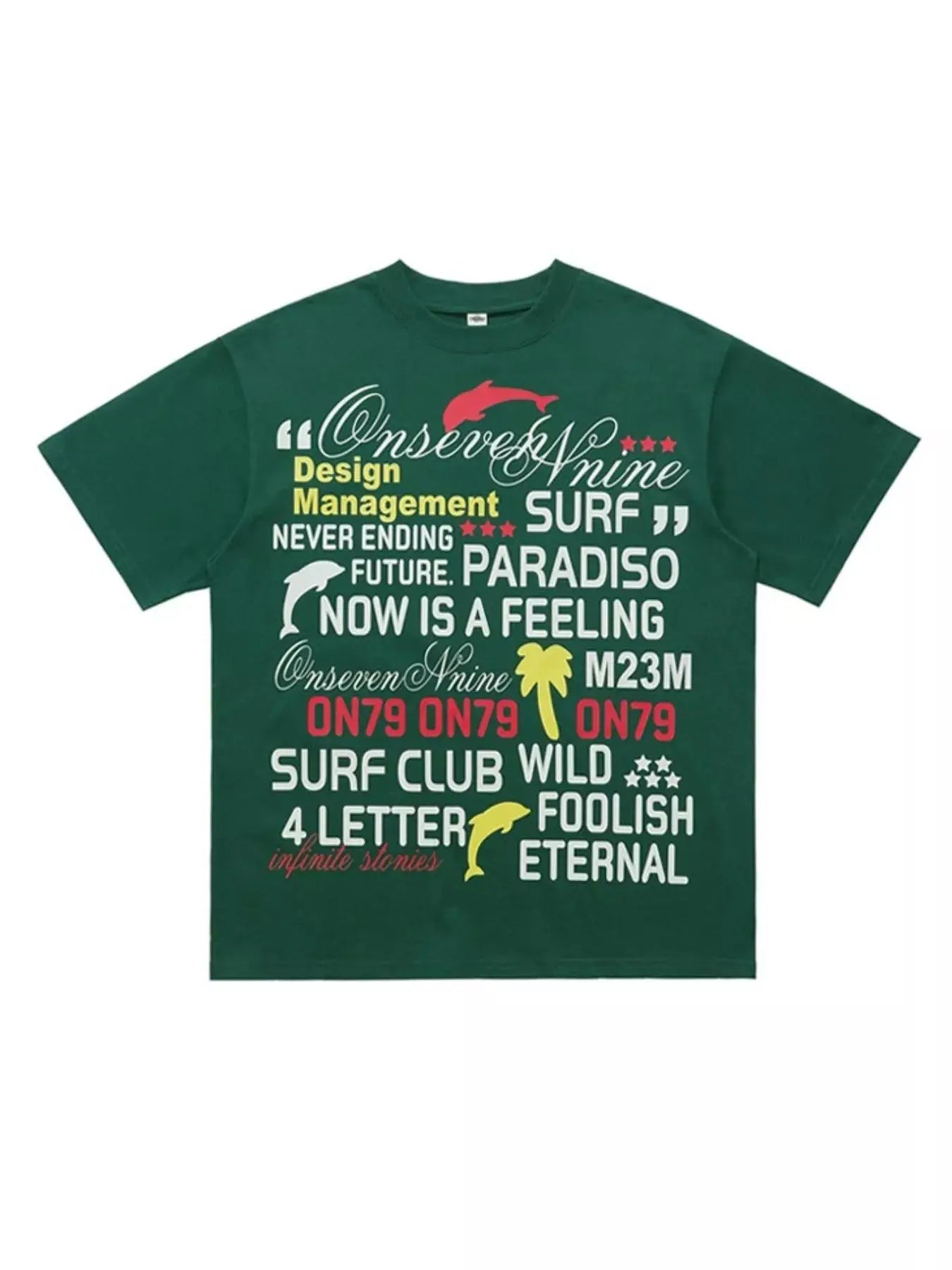 Men's Letter Round Neck Short Sleeve T-Shirt Simply Love