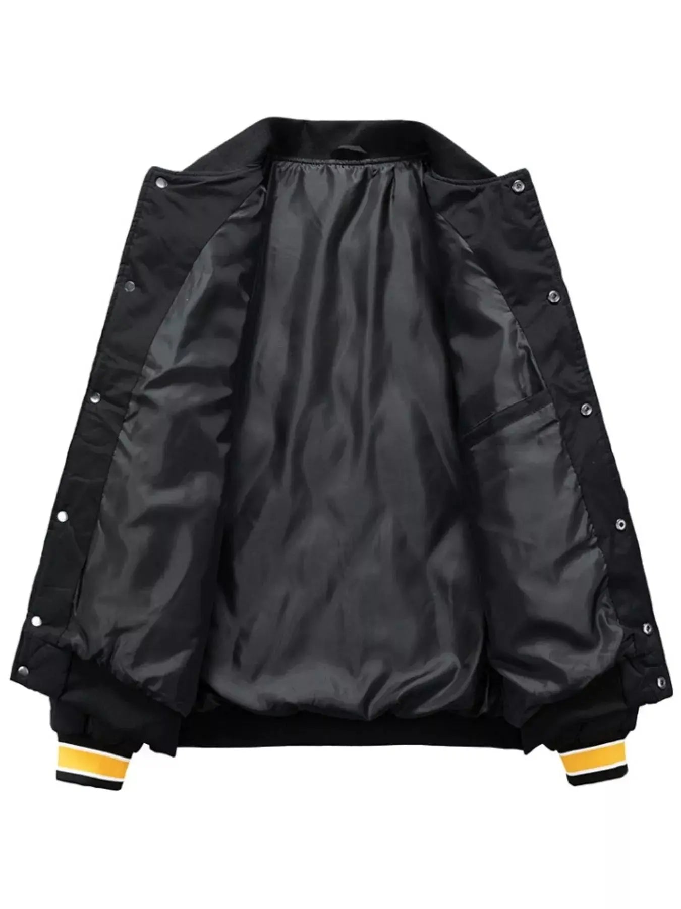 Men's Plus Size Quilted Padded Snap Down Jacket Warm Outerwear Simply Love