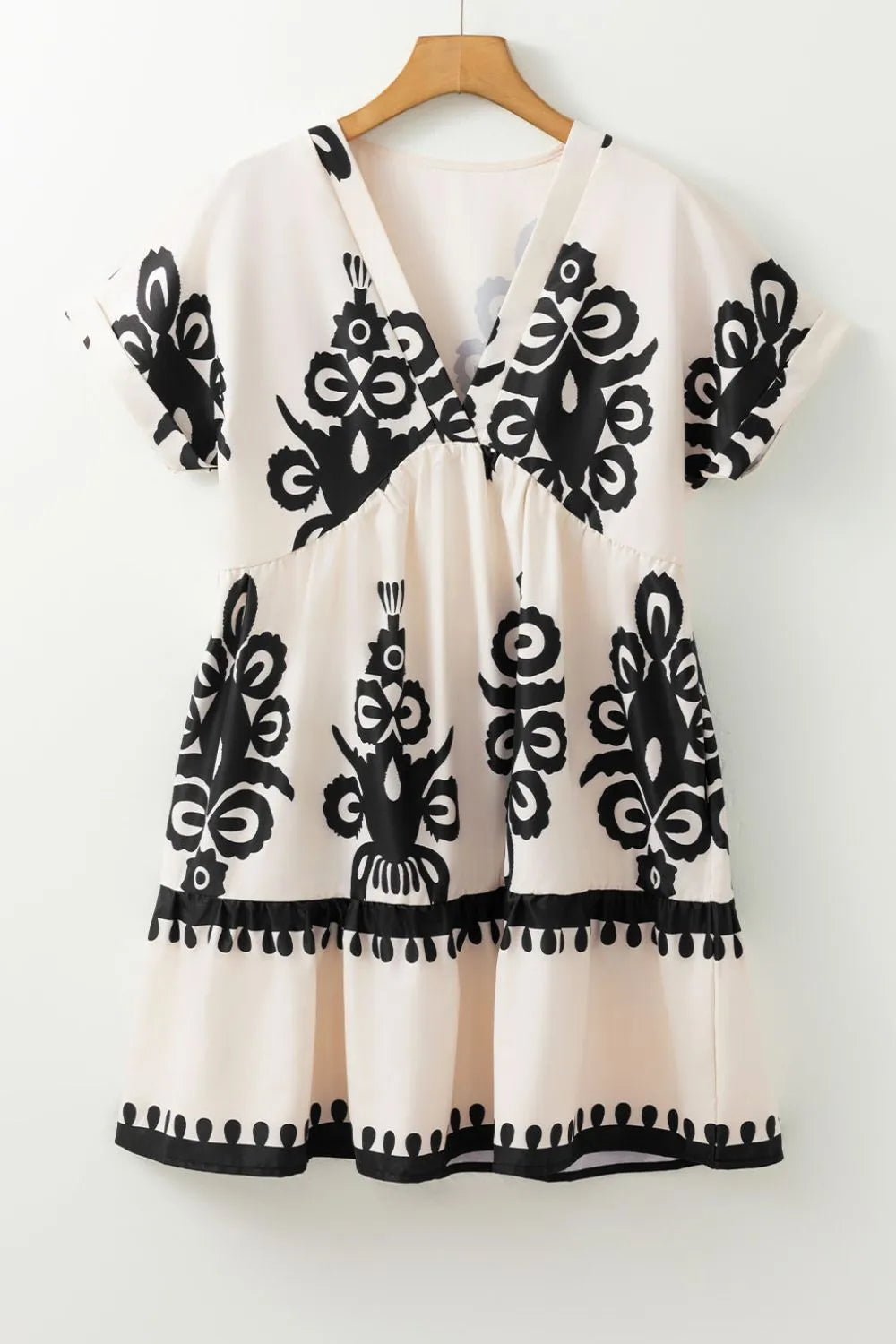 Simply Love: V-Neck Short Dress