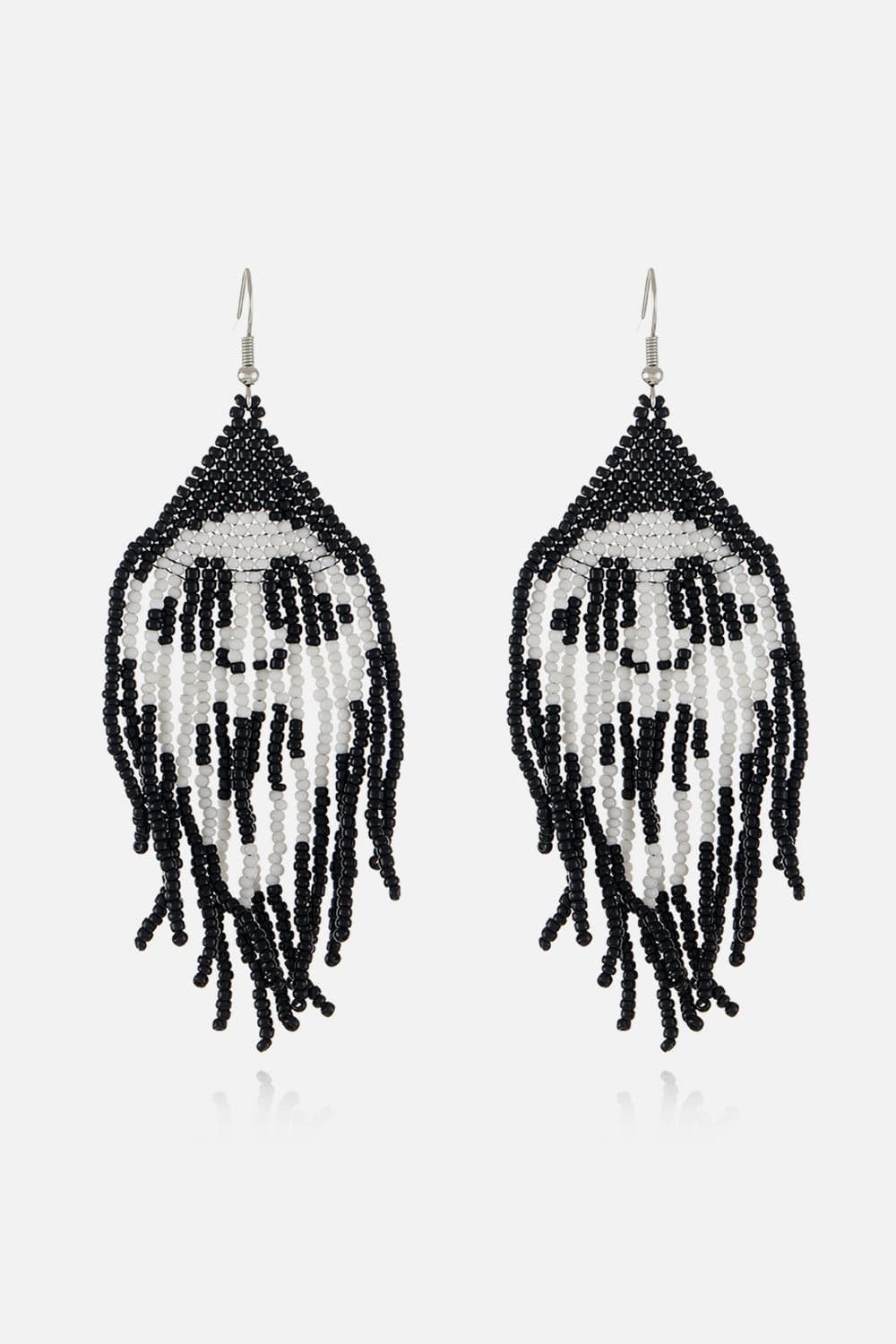 Chic beaded drop earrings