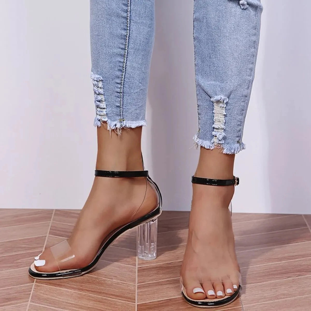 Block Heel Ankle Strap Sandals Coco’s Tee Boutique