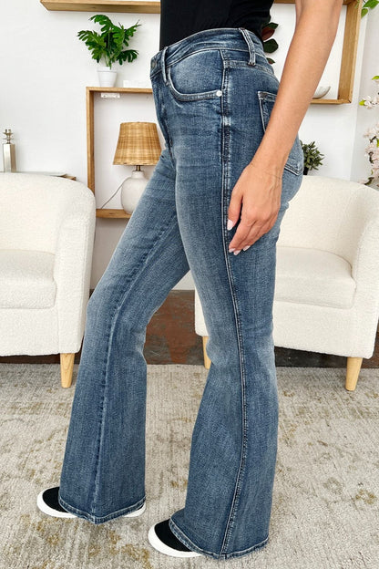 Judy Blue high waist retro flare jeans