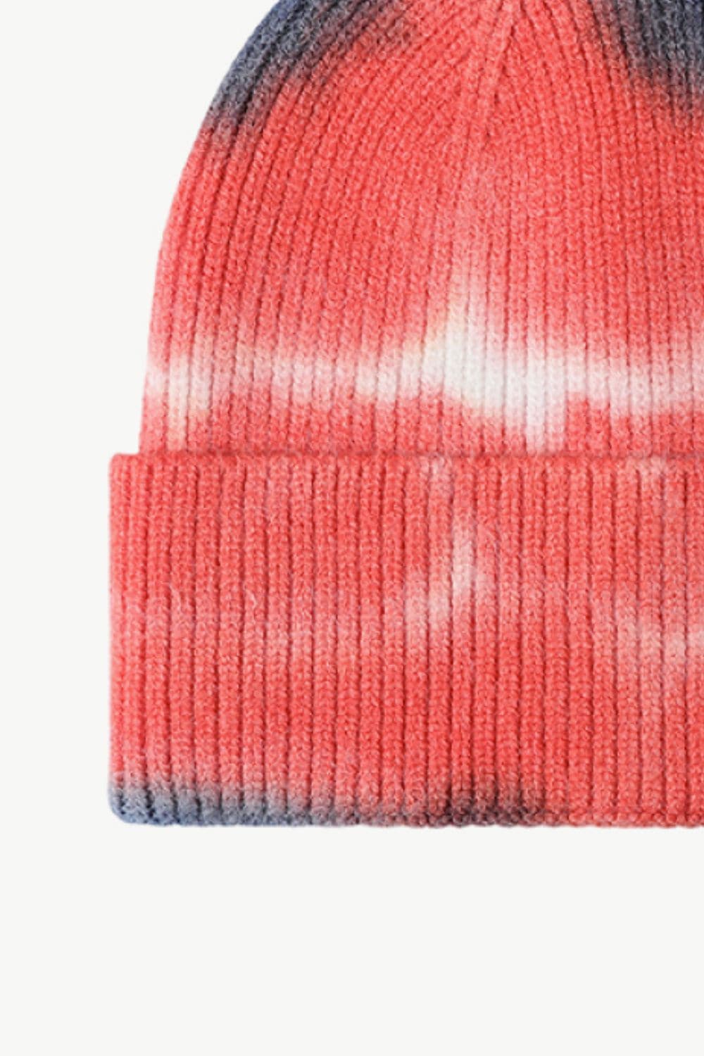 Tie-Dye Cuffed Knit Beanie.