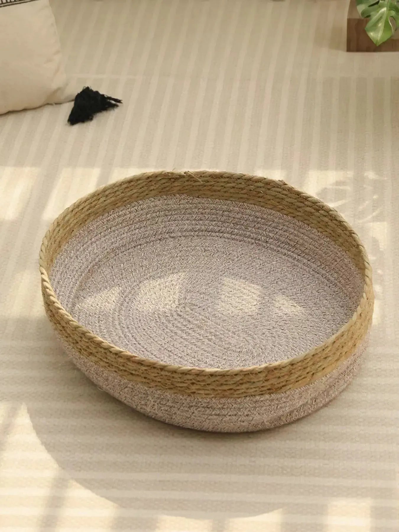 Woven Rattan Scratch-Resistant Cat Nest Simply Love