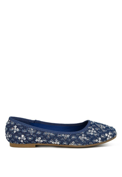 Sequin ballet flats by London Rag