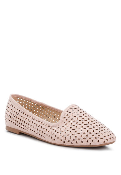 Gordon chic perforated ballerinas