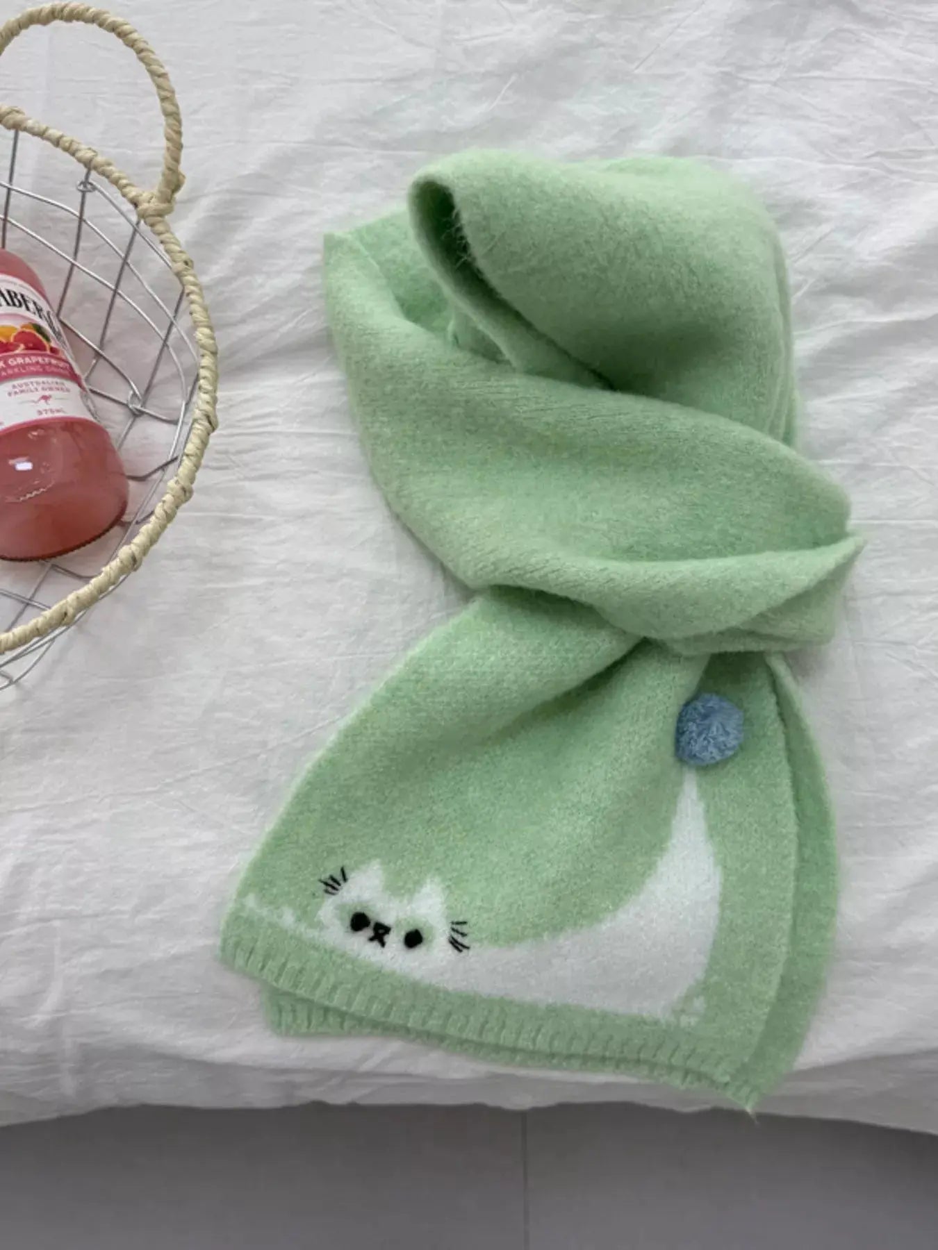 Cute Cat Knitted Scarf Simply Love
