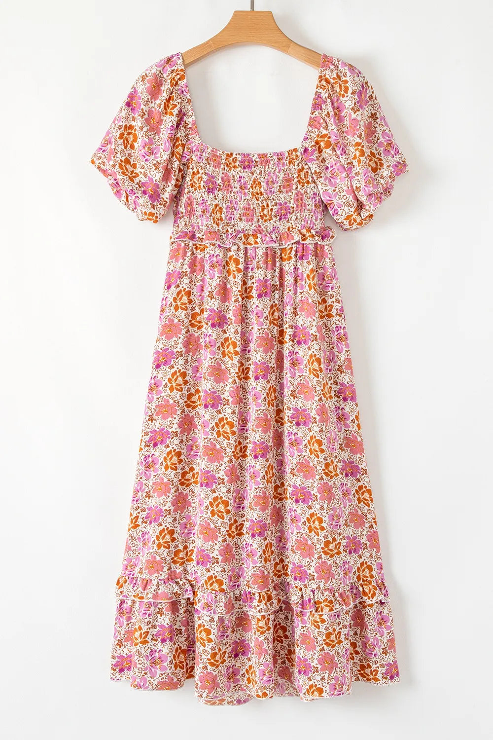 Simply Love: Knotted Ruffle Midi Dress