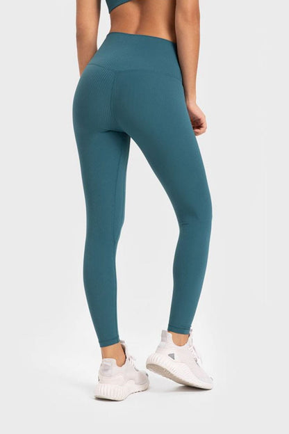 Highly Stretchy Wide Waistband Yoga Leggings.