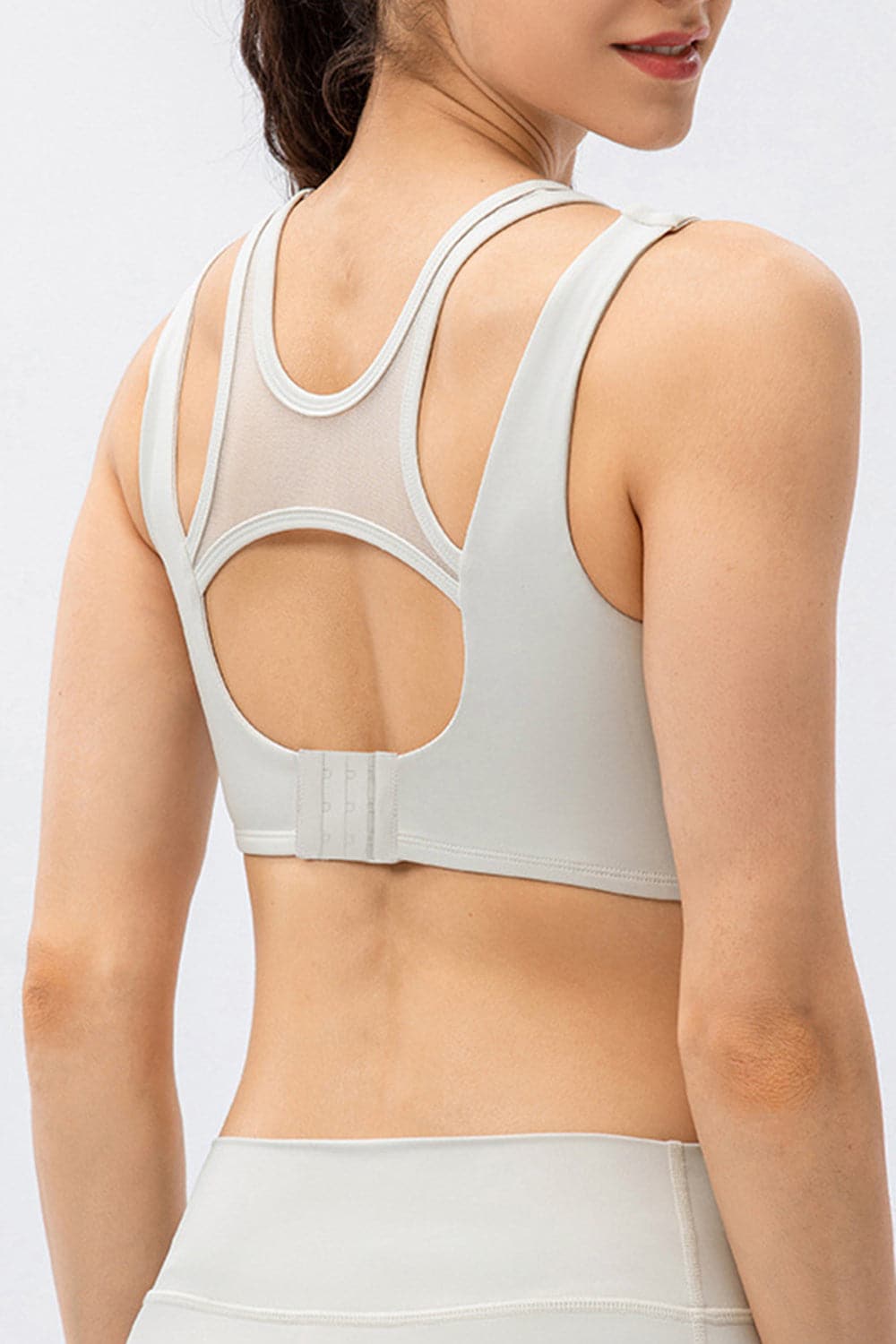 Cutout Wide Strap Active Tank.