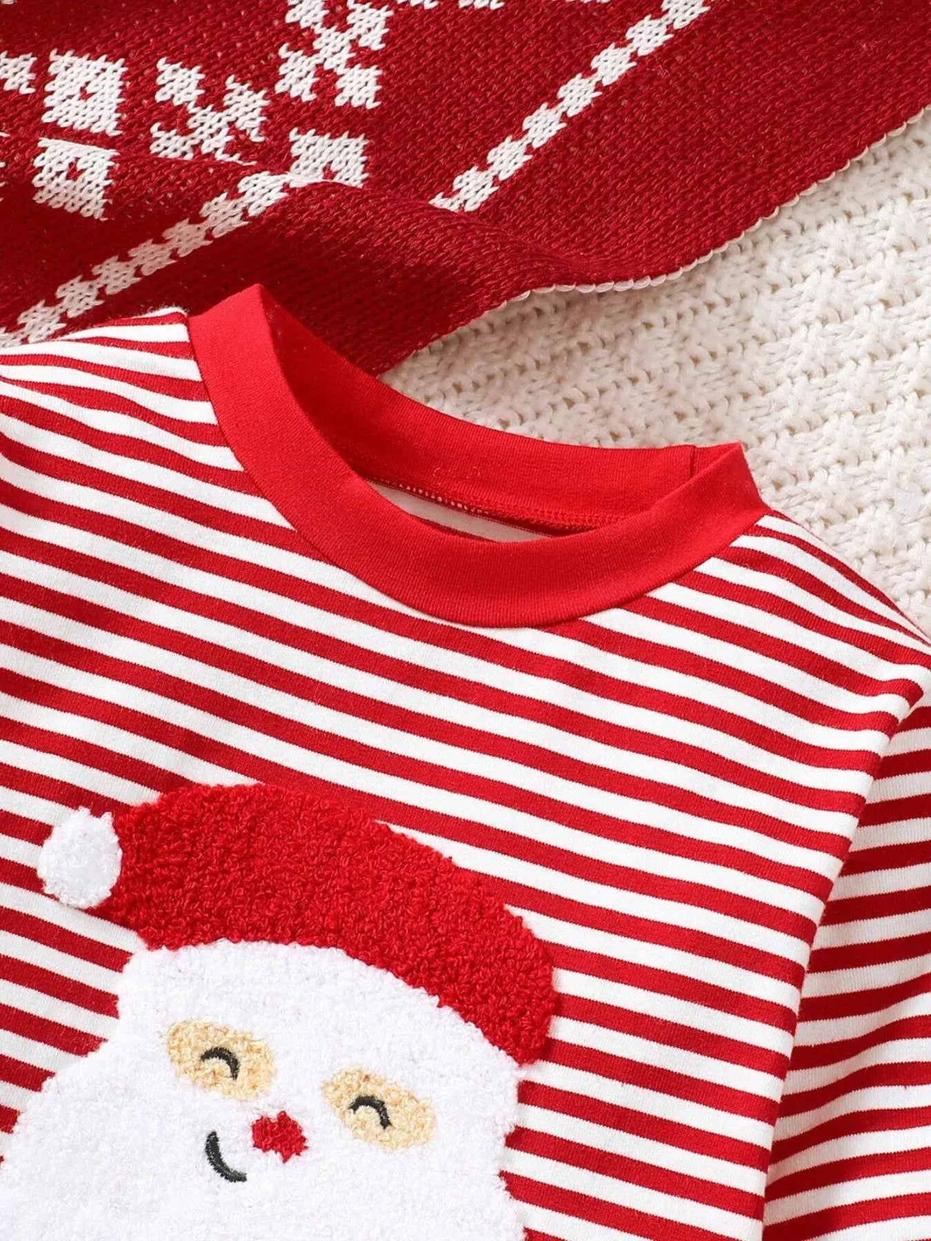 Children's Christmas Santa Striped Pajama Set Simply Love