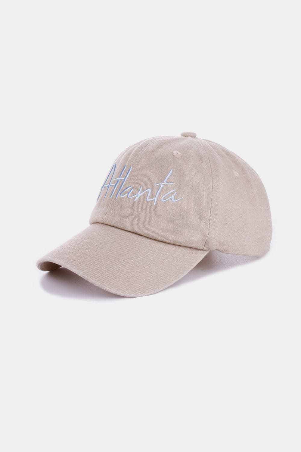 Zenana Washed ATLANTA Embroidered Baseball Cap.