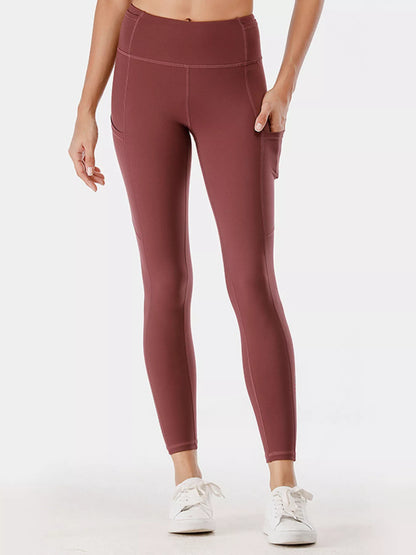 Full Size High-Waisted Active Leggings with Pockets Plus Size