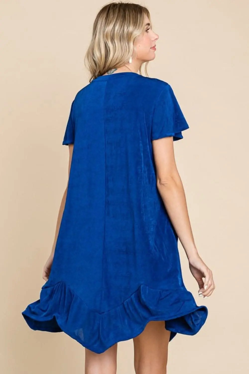 Culture Code ruffled hem dress - Love Salve 