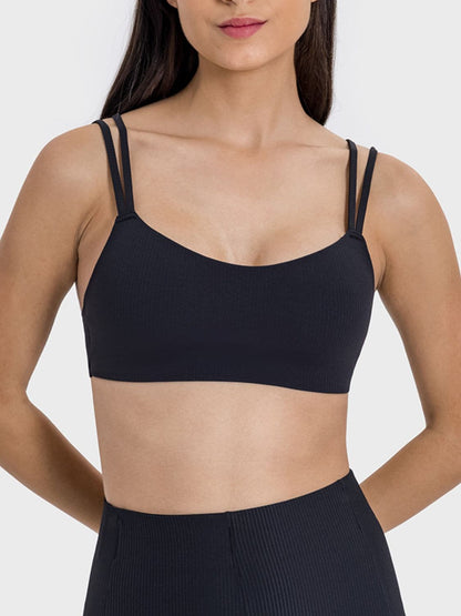 Scoop Neck Double Strap Active Cami.