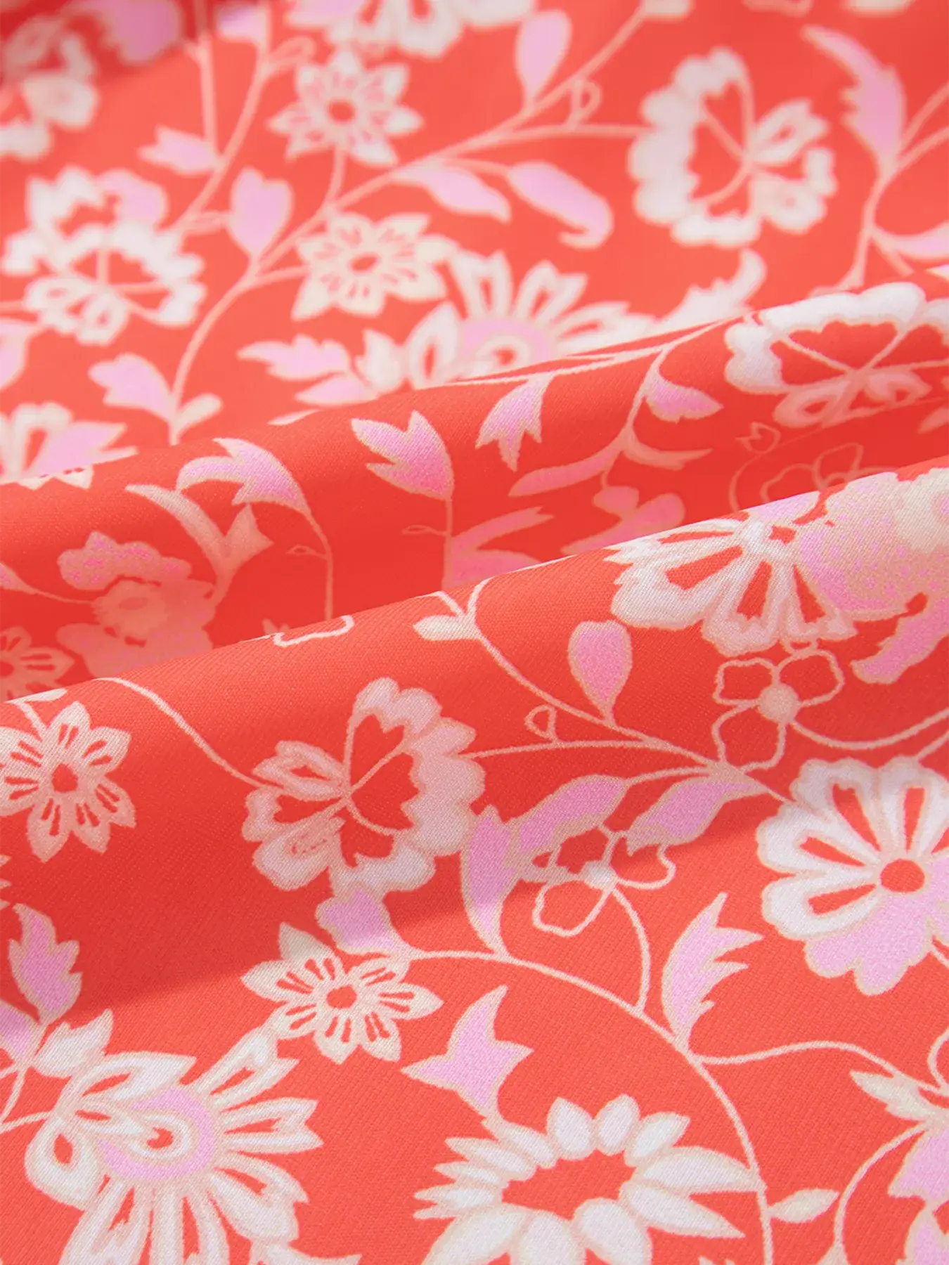 Floral Print Tasseled Tied Sleeve Empire Waist Dress Simply Love