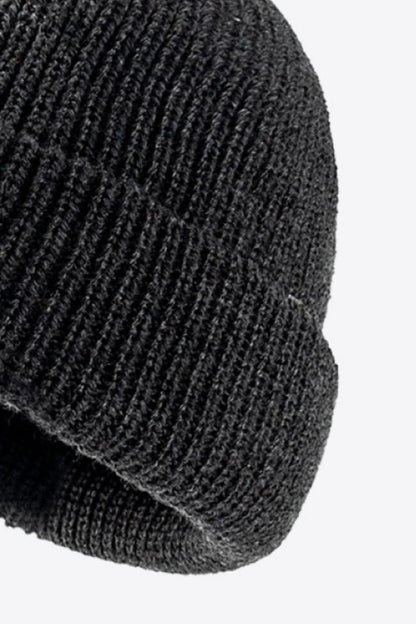 Calling For Winter Rib-Knit Beanie.