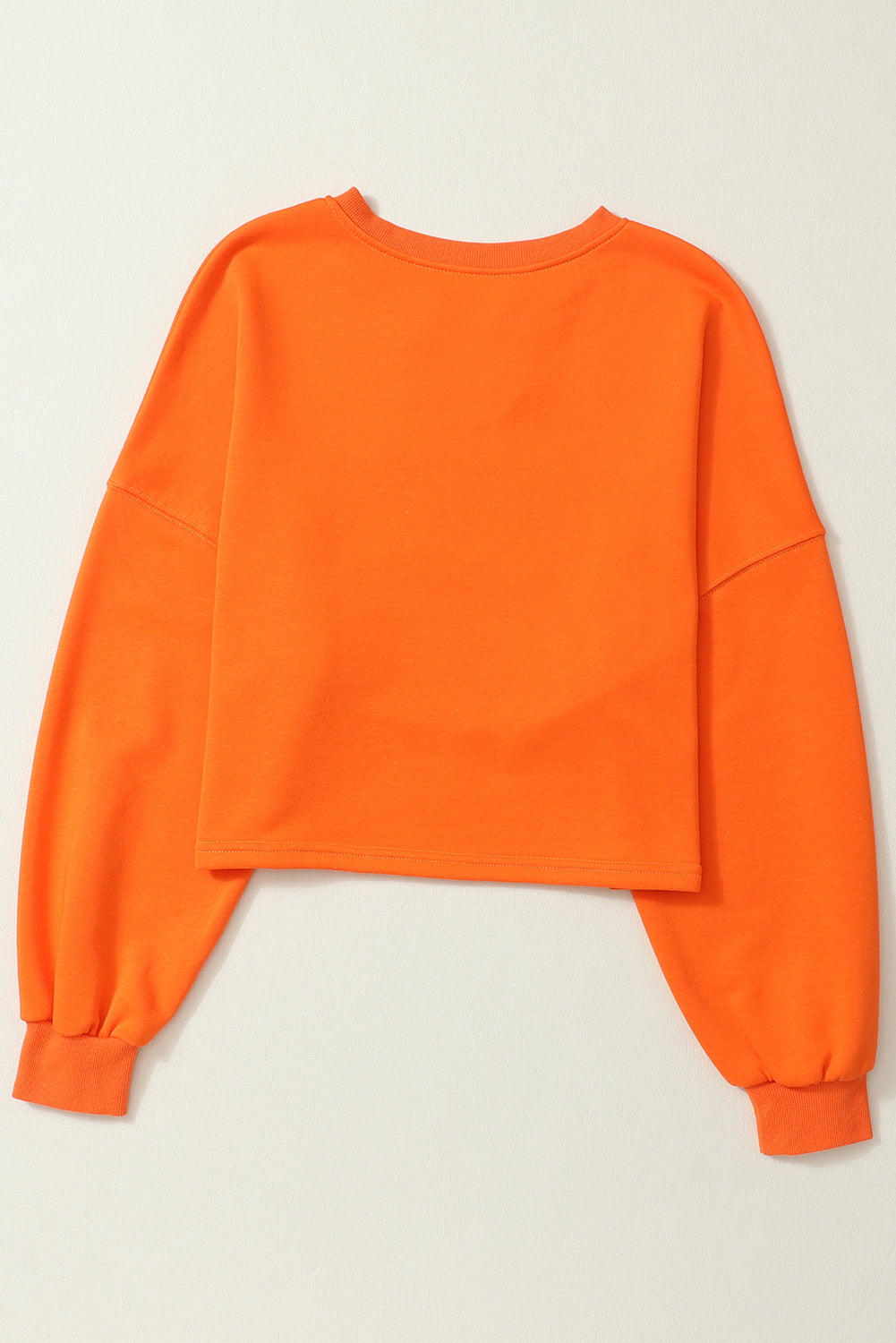 Cheer on game day with our stylish orange rugby sweatshirt