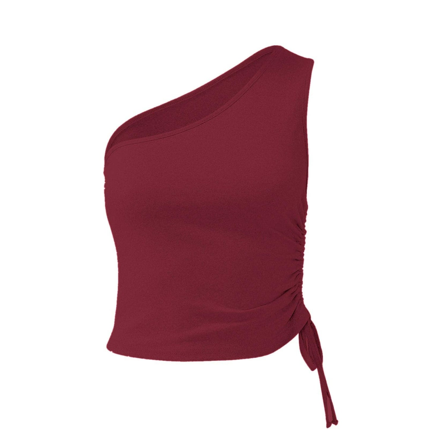 One Shoulder Tie Detail CamiUpgrade Your Summer Style with One Shoulder Tie Detail Cami
 
 
Chic Design: This cami features a trendy one-shoulder design with a stylish tie detail, adding a toucLove Salve Shoulder Tie Detail CamiTanks & Camis