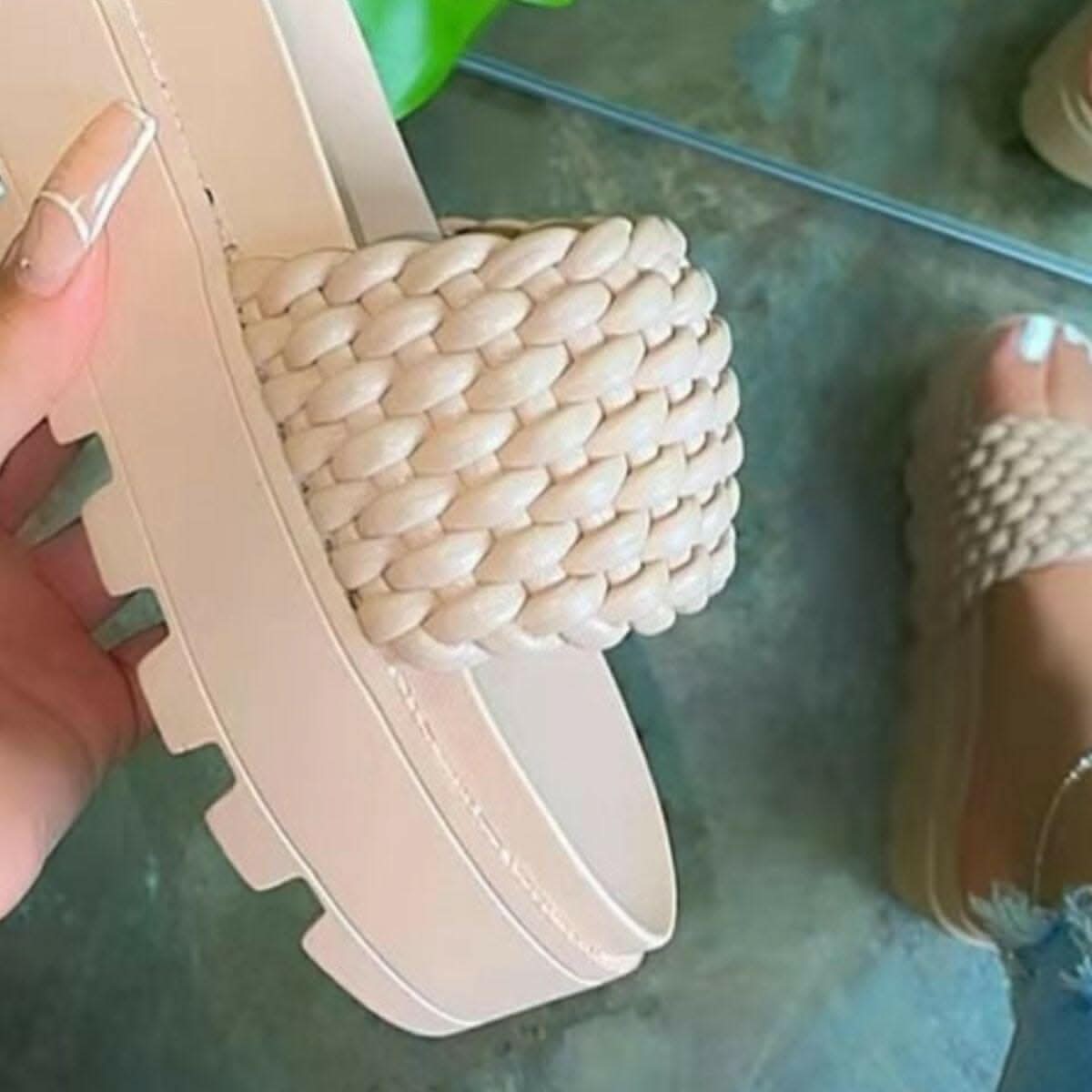 Chic open toe platform sandals - Love Salve 