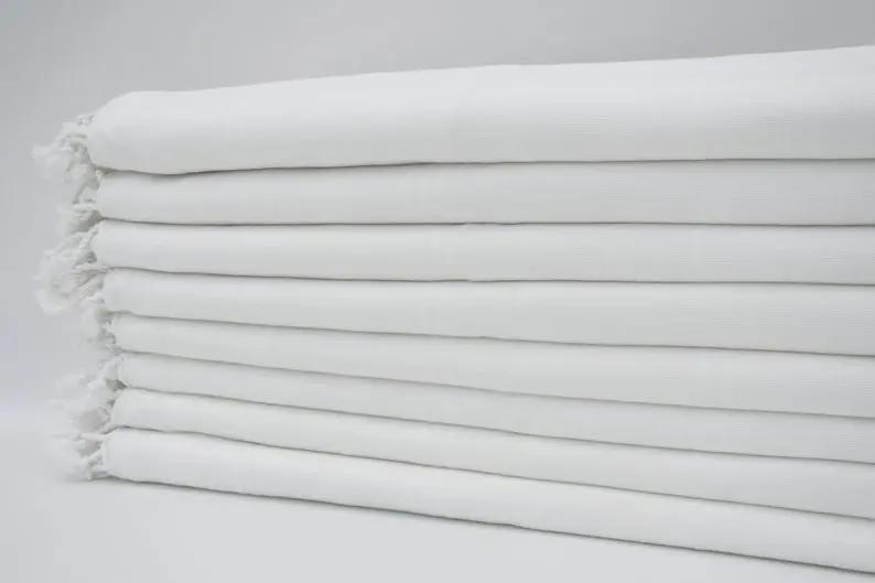 Monaco Hand Towel 100 Percent Natural Turkish Cotton 20 Inch W x 36 Inch L Eco Friendly Quick Drying Soft Large Size - Love Salve 