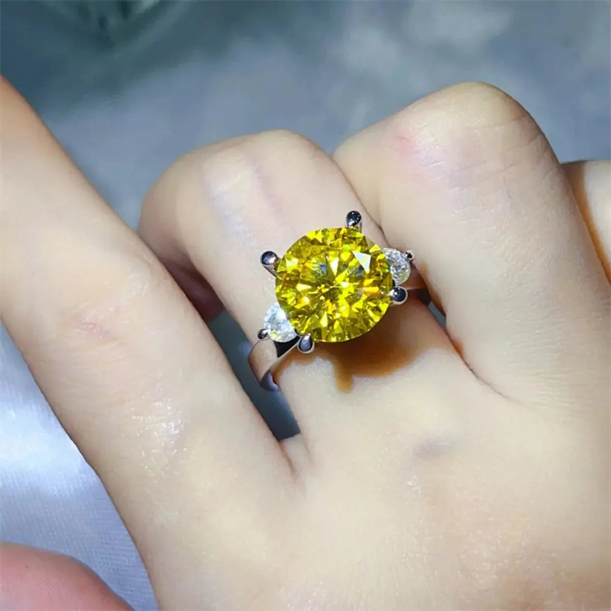 5 Carat Moissanite 925 Sterling Silver Ring Simply Love