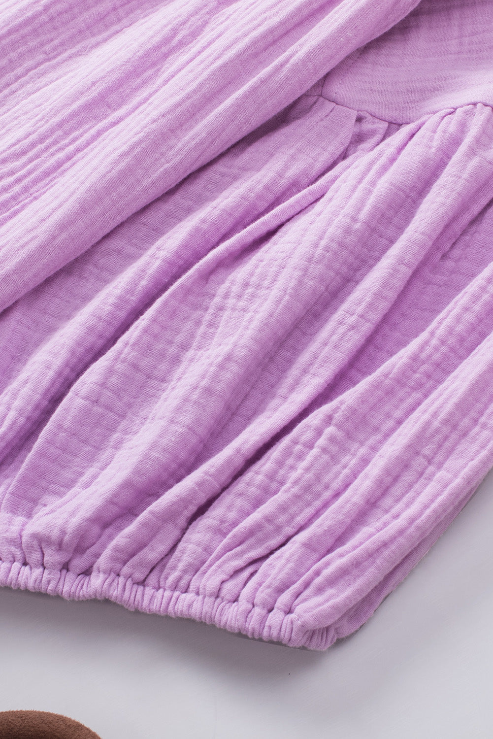 Dropped Shoulder V-Neck Blouse Coco’s Tee Boutique