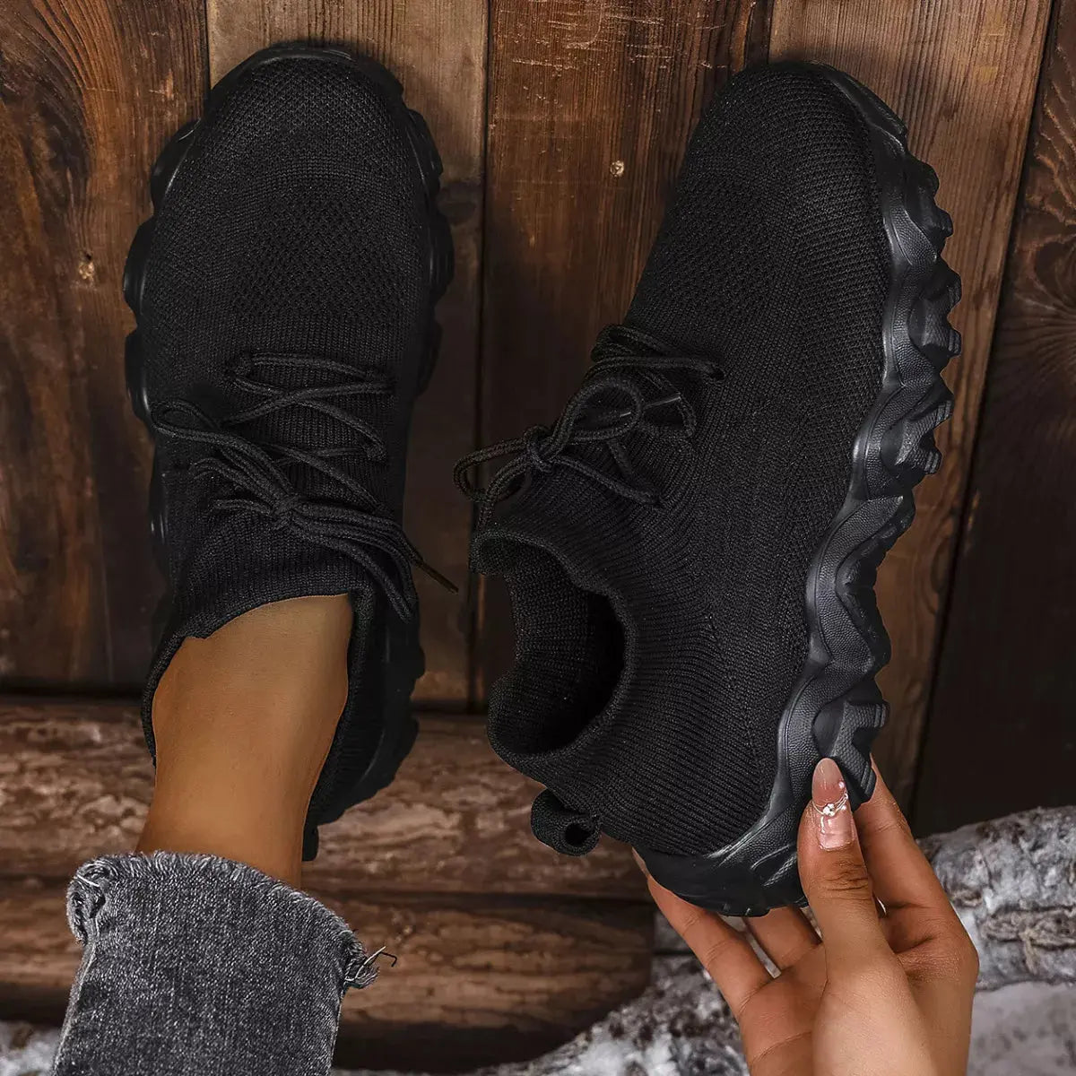 Round Toe Lace Up Athletic Simply Love