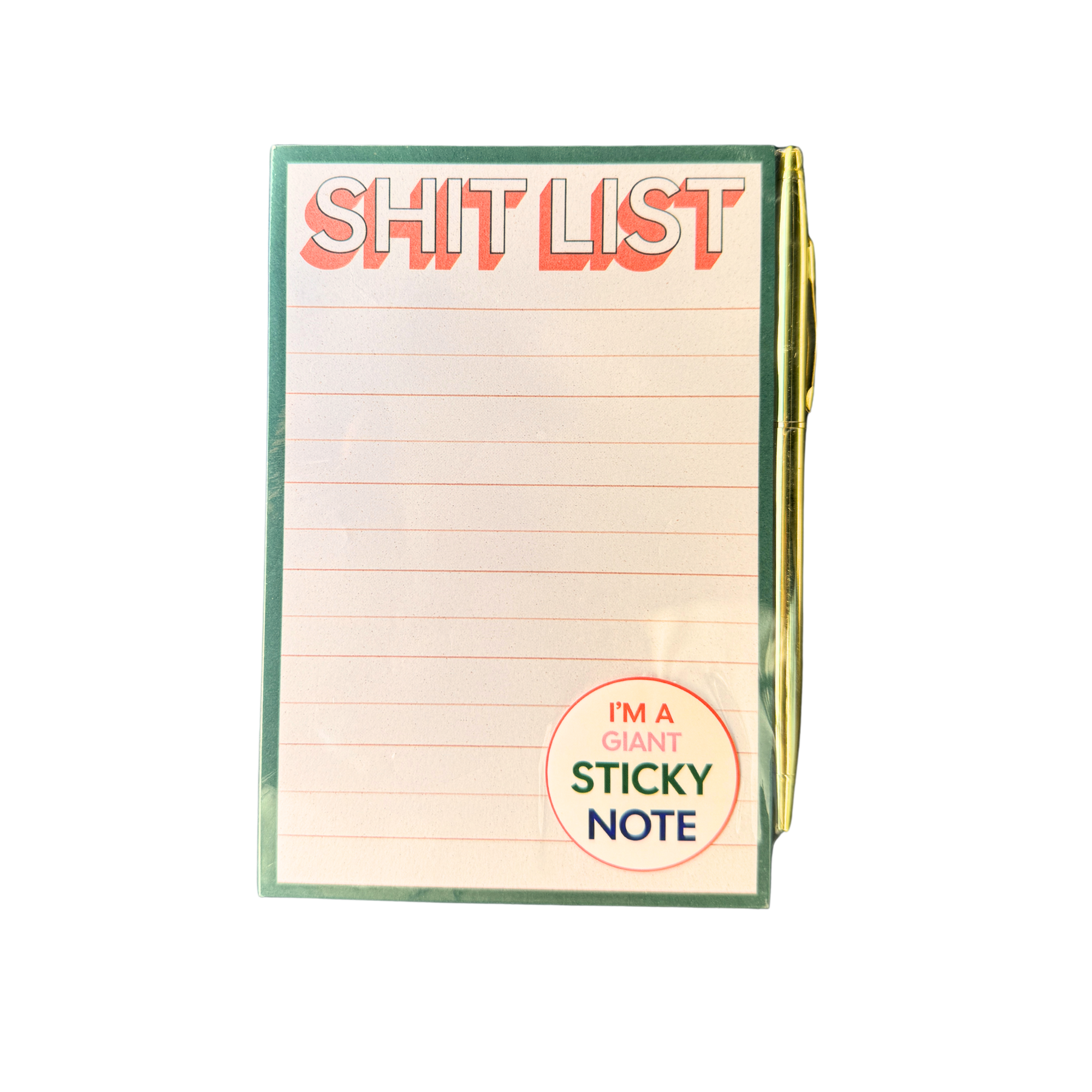 Sh*t List Notepad Sticky Notes (4" x 6") Coco’s Tee Boutique