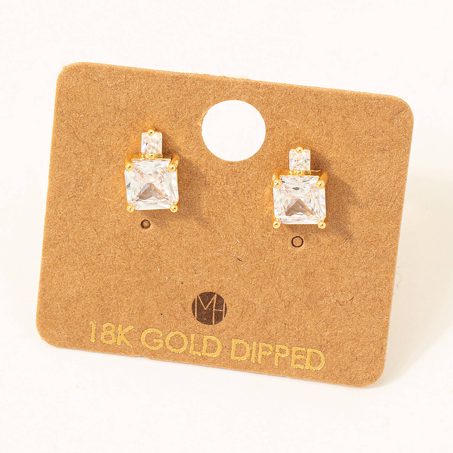 Sparkle & Shine 18K Gold Dipped Stud Earrings Coco’s Tee Boutique
