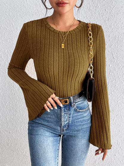 Chic flare sleeve t-shirt