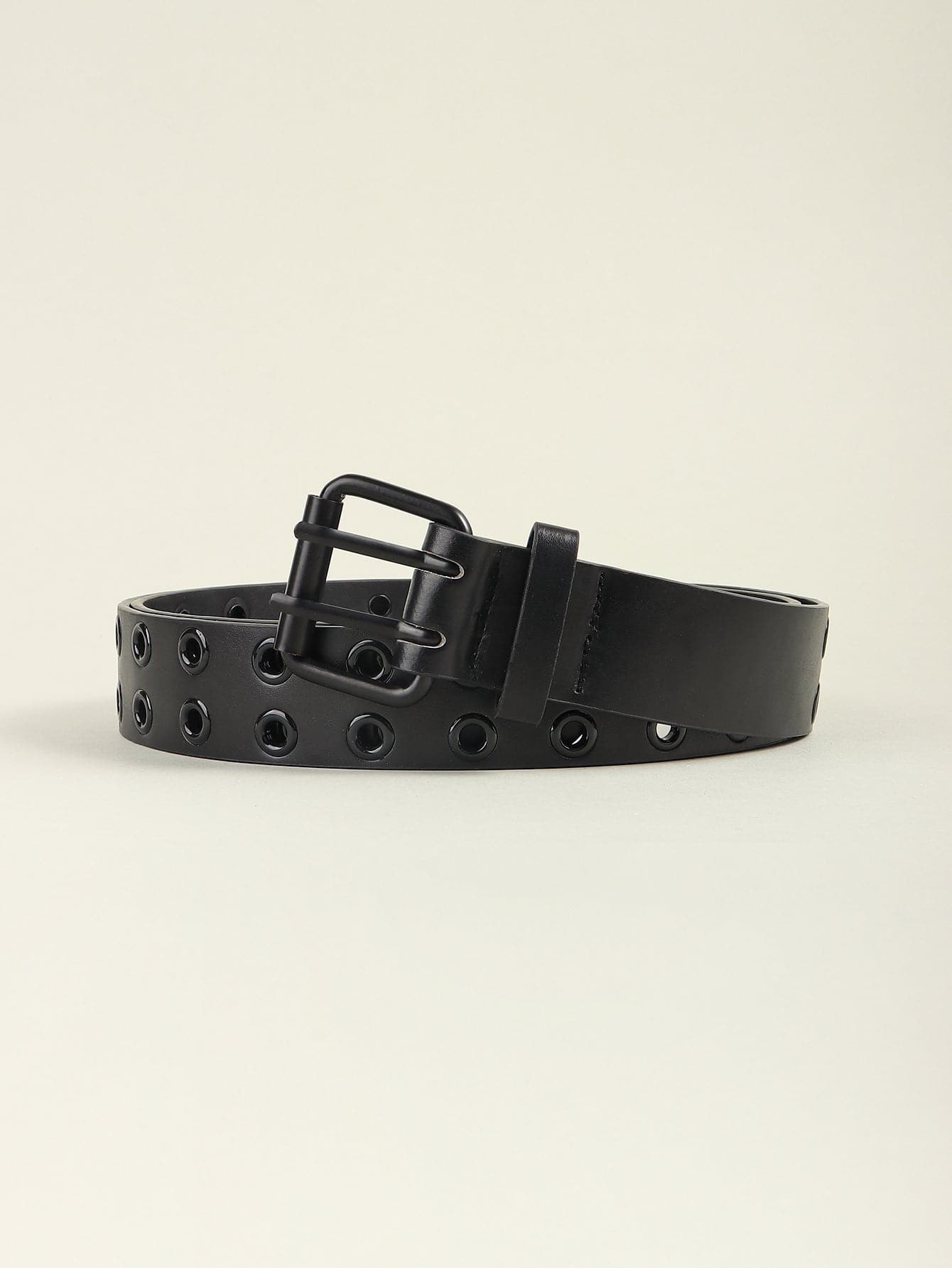 Grommet PU Leather Belt.