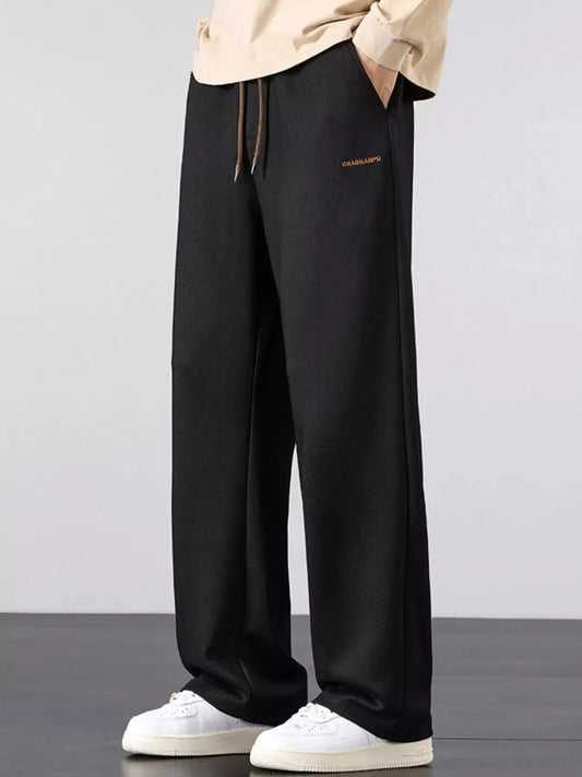Men's Plus Size Casual Loose Fit Drawstring Pants With Pockets Simply Love