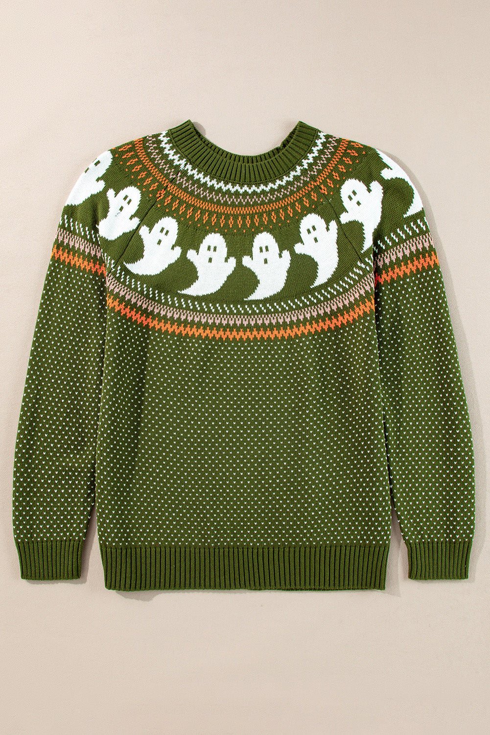 Jungle Green Ghost Sweater